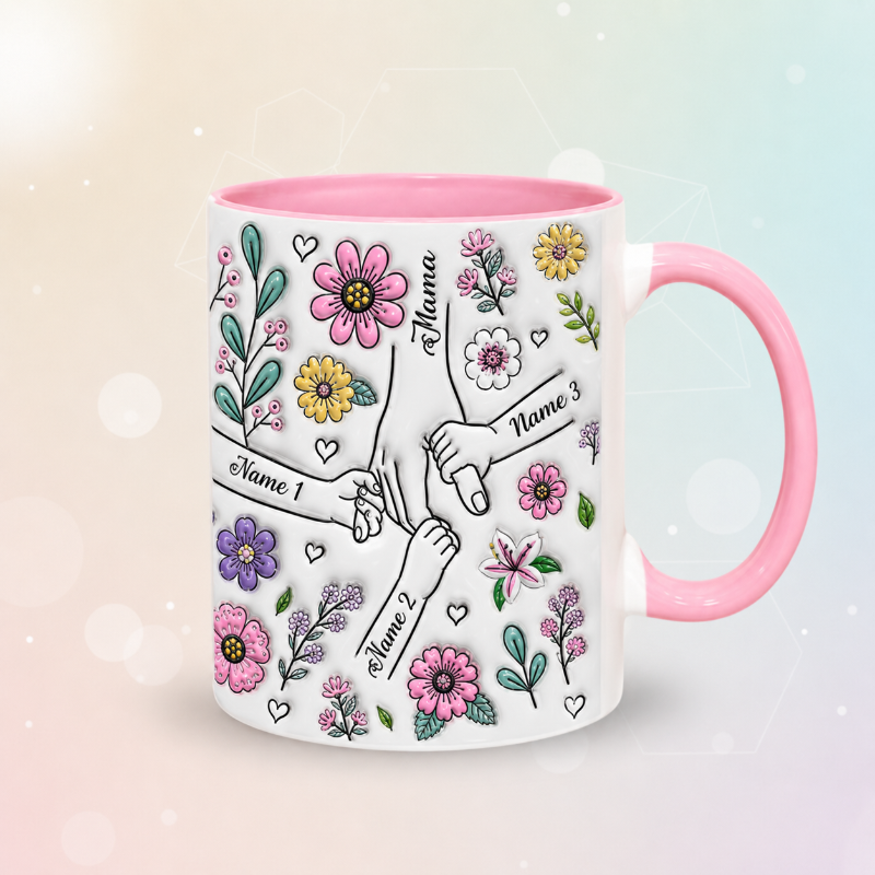 Personalized Kids Name Mug – Einzigartiges Muttertagsgeschenk – Personalisierte Tasse