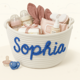 CuddleBasket – Hübsch & persönlich – personalisierter Windelkorb