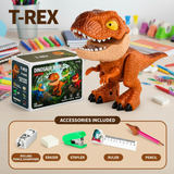 Dinosaur Stationery Toy – Kreativ & lehrreich – 5-in-1-Schreibtischset