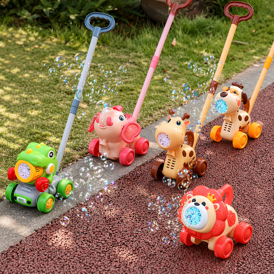 Bubble Blower – Verspielt & lustig – Seifenblasen-Schiebewagen