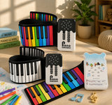 Roll-up Piano Keyboard – Kreativ & lehrreich – Zusammenklappbares Klavier