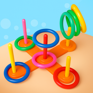Hoop Ring Toss™ – Werfen & Punkten – Wurfringe Spielset für draußen