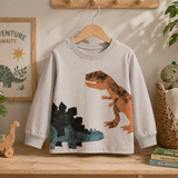 Kids Dinosaur Sweatshirt – Komfort & Stil – Dino-Kinderpullover
