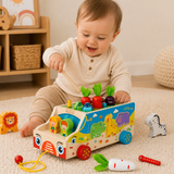 Montessori Animal Matching Toy – Lehrreich & interaktiv – Puzzle-Spielwagen