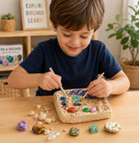 Gemstone Dig Kit – Entdecken & Lernen – Kristall-Ausgrabungsset