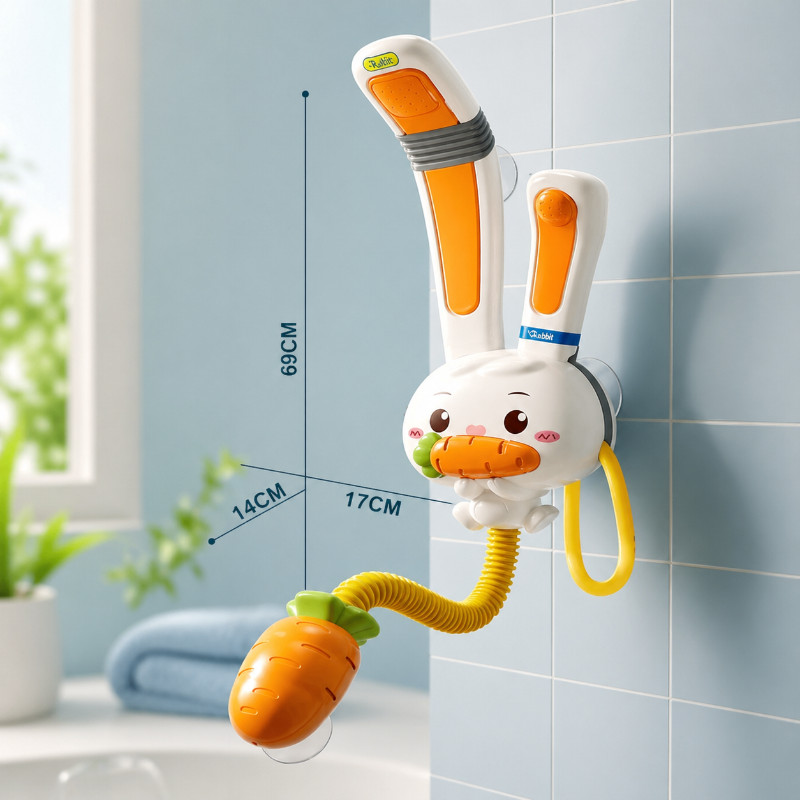 Rabbit Bath Shower Toy – Spielspaß & Wasserspaß – Badespielzeug mit Sprühfunktion