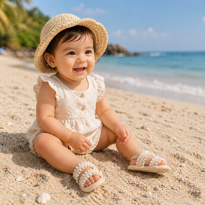 Baby Girls Sandals – Weich & Bequem – Sommersandalen