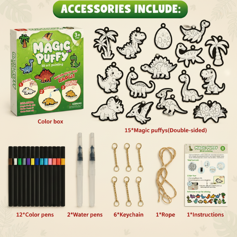 Magic Puff Paint – Kreativ & interaktiv – Bastelset mit magischer Schaumtextur