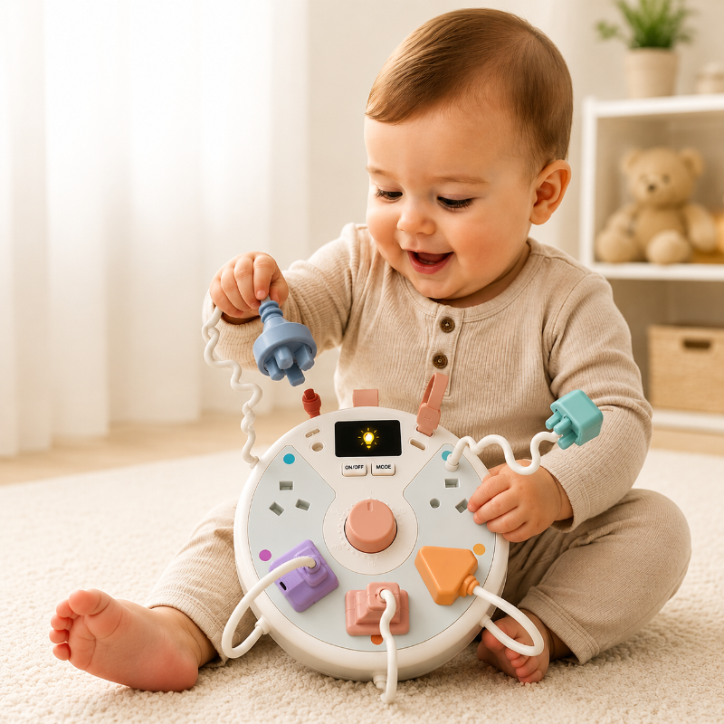 Light Up Busy Board – Motorik & Entwicklung – Aktivitäten-Tafel
