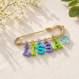 Personalized Charm Pin – Persönlich & stilvoll – Namensbrosche