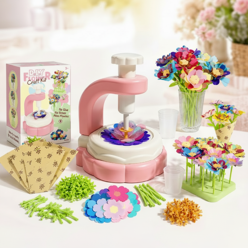 DIY Flower Bouquet Toy – Kreativ & interaktiv – Blumen-Bastelset