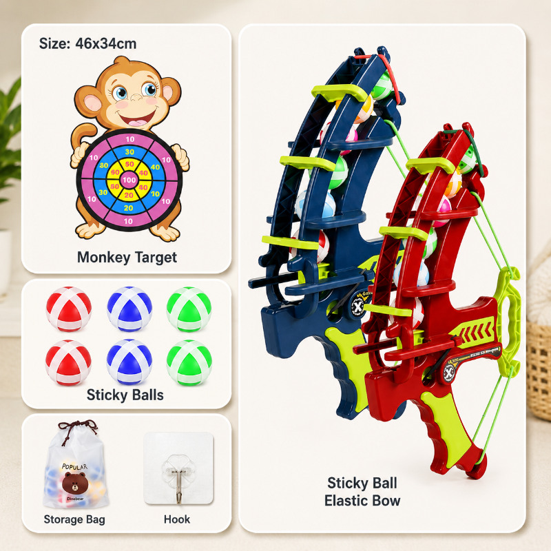 Sticky Ball Shooting Game – Aktiv & Interaktiv – Dartspiel-Set