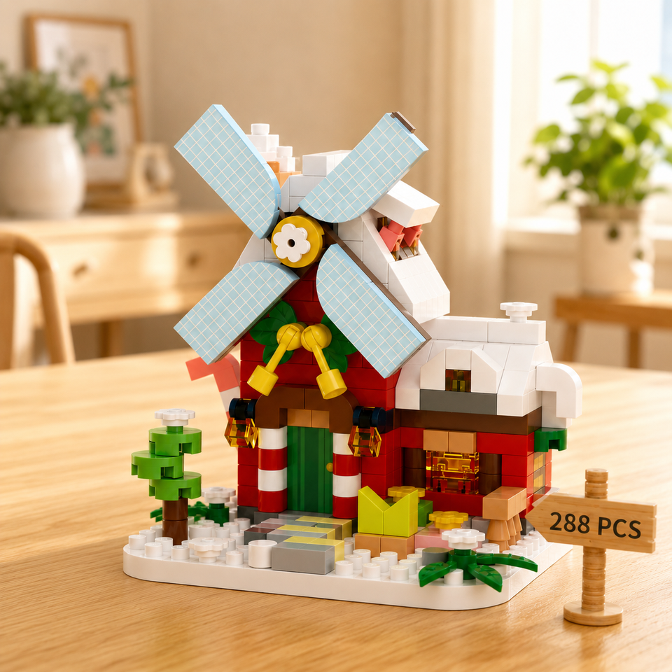 DIY Windmill Building Blocks – Kreativ & Herausfordernd – Baustein-Set