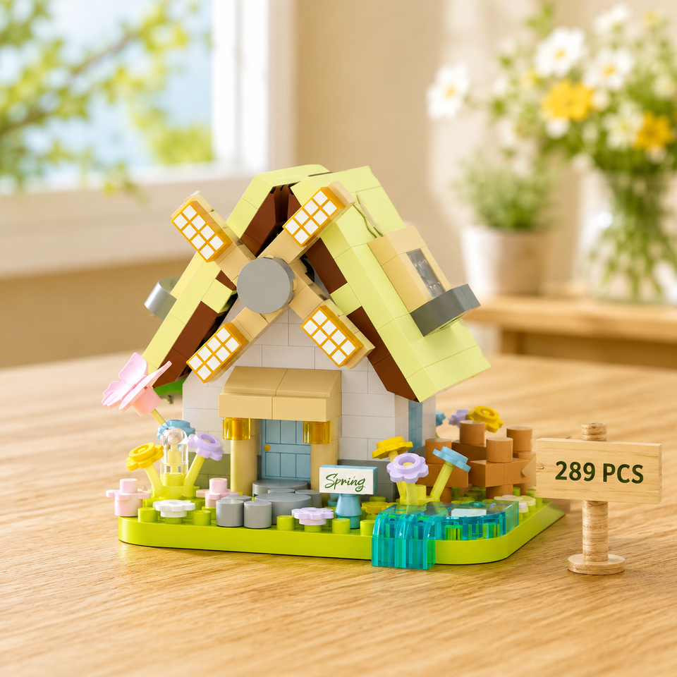 DIY Windmill Building Blocks – Kreativ & Herausfordernd – Baustein-Set