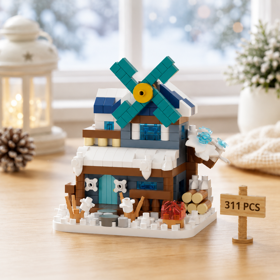 DIY Windmill Building Blocks – Kreativ & Herausfordernd – Baustein-Set
