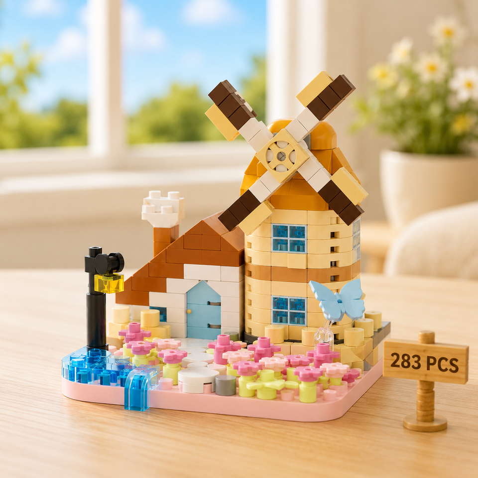 DIY Windmill Building Blocks – Kreativ & Herausfordernd – Baustein-Set