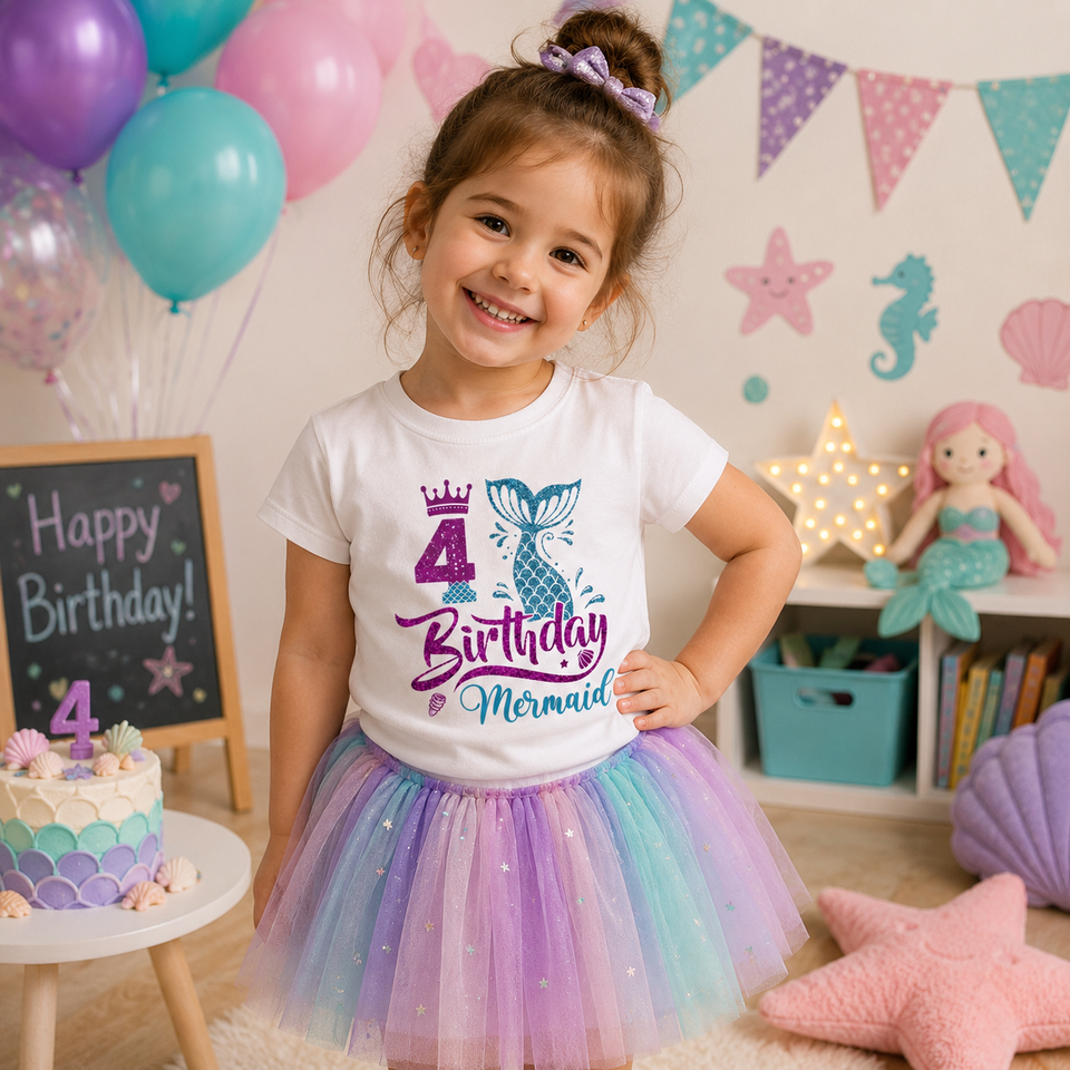 Birthday Graphic Tee – Niedlich & Luftig – Kinder-T-Shirt zum Geburtstag