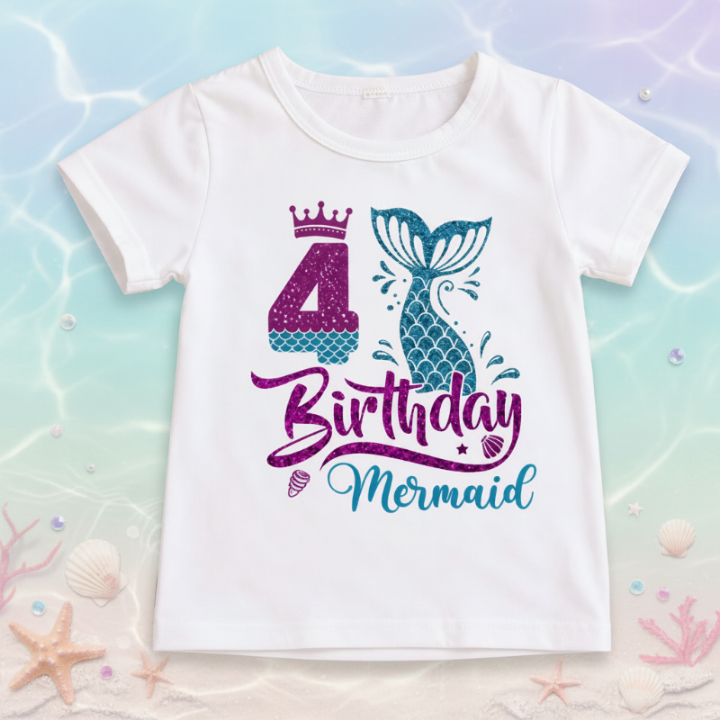 Birthday Graphic Tee – Niedlich & Luftig – Kinder-T-Shirt zum Geburtstag