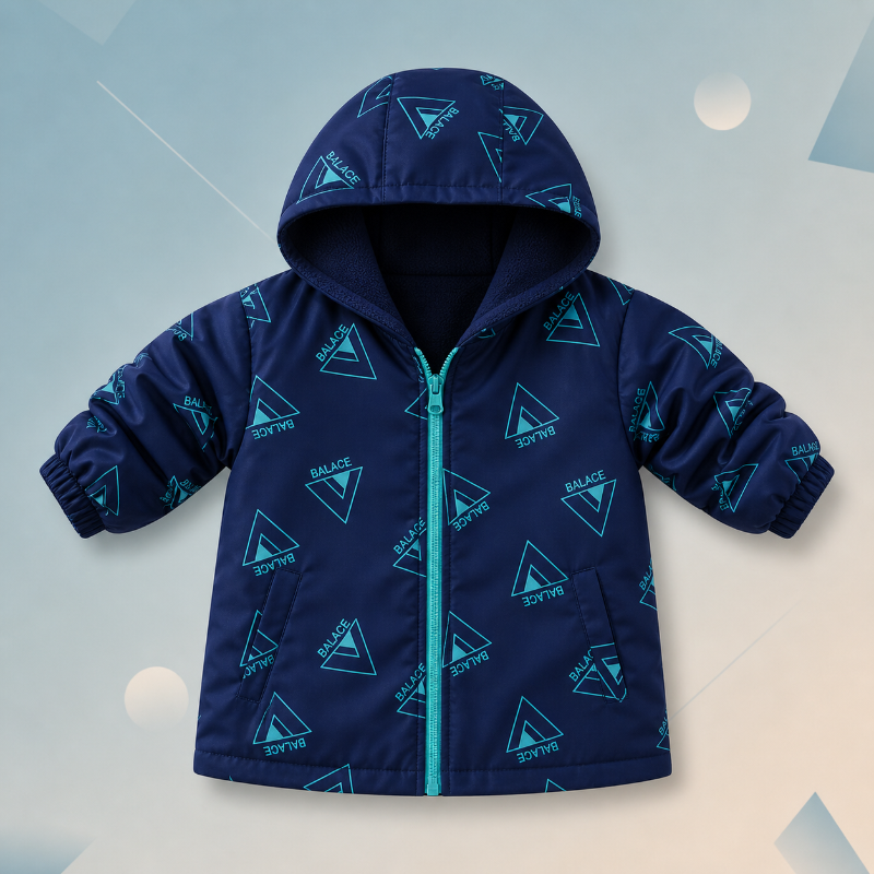 Reversible Kids Jacket – Waterdicht & Winddicht – Lichtgewicht Jas