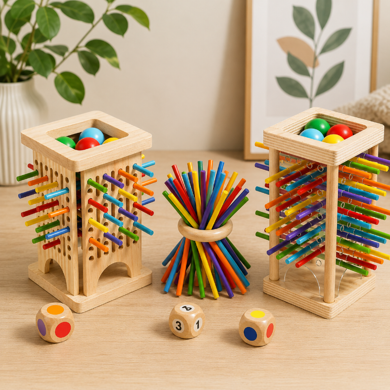 Wooden Stick Battle Game – Denken & Interaktiv – Strategisches Brettspiel