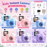 Instant Print Camera – Kreativ & interaktiv – Sofortbildkamera für Kinder