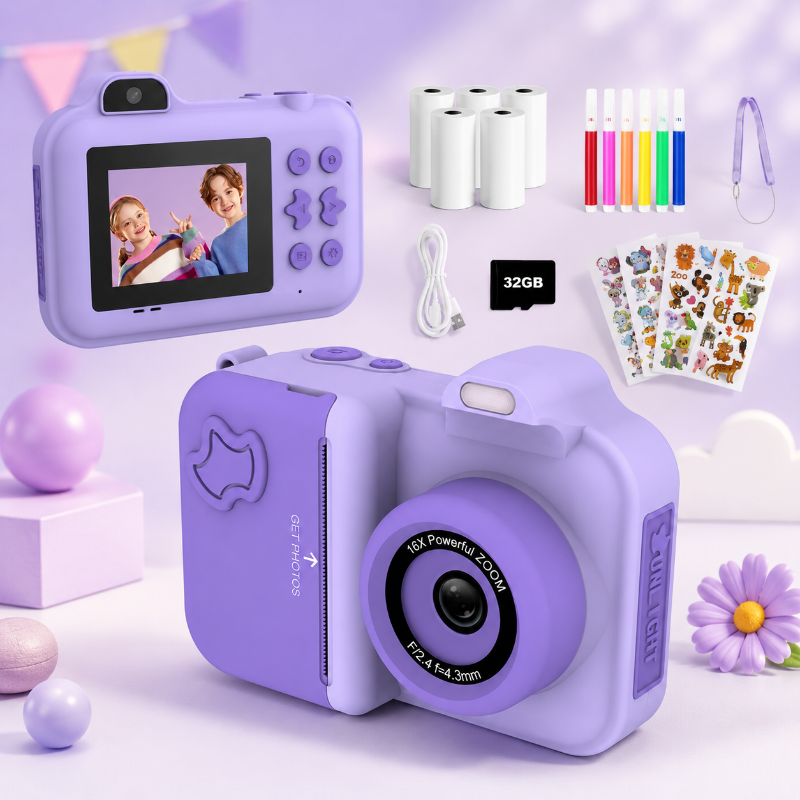 Instant Print Camera – Kreativ & interaktiv – Sofortbildkamera für Kinder