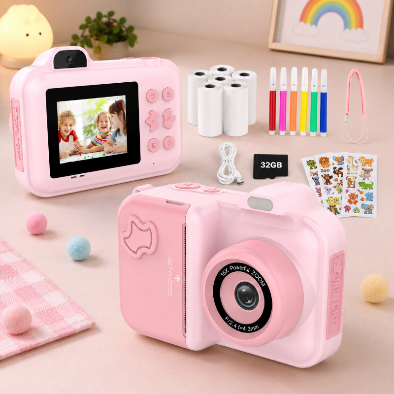 Instant Print Camera – Kreativ & interaktiv – Sofortbildkamera für Kinder