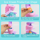 Ice Cream Clay Set™ - Tolle Kreationen - Knete-Eismaschine