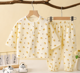 Mini Fashion™ - Luftiges Material - Leinen-Kleid-Set