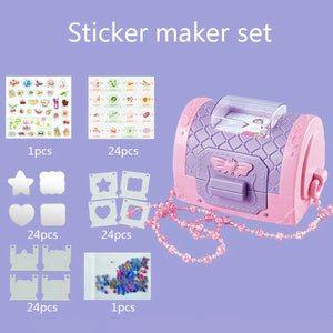 3D Glitter Sticker Machine™ - Fest der Kreativität - Sticker-Set