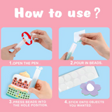 DIY Beads Pen™ - Byg, lav og nyd - Diamantmaleri