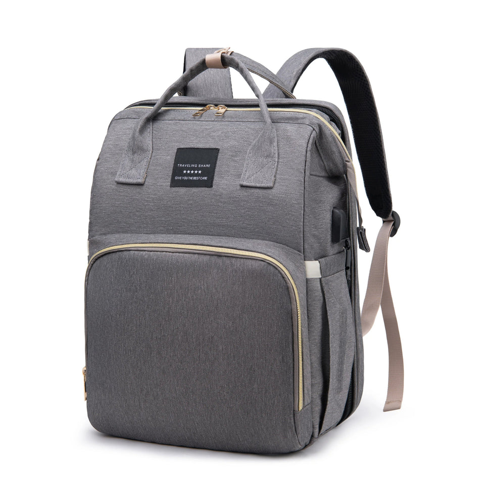 Nuvella Baby – Immer vorbereitet – Multifunktionale Wickeltasche mit Bettchen