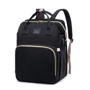 Nuvella Baby – Immer vorbereitet – Multifunktionale Wickeltasche mit Bettchen