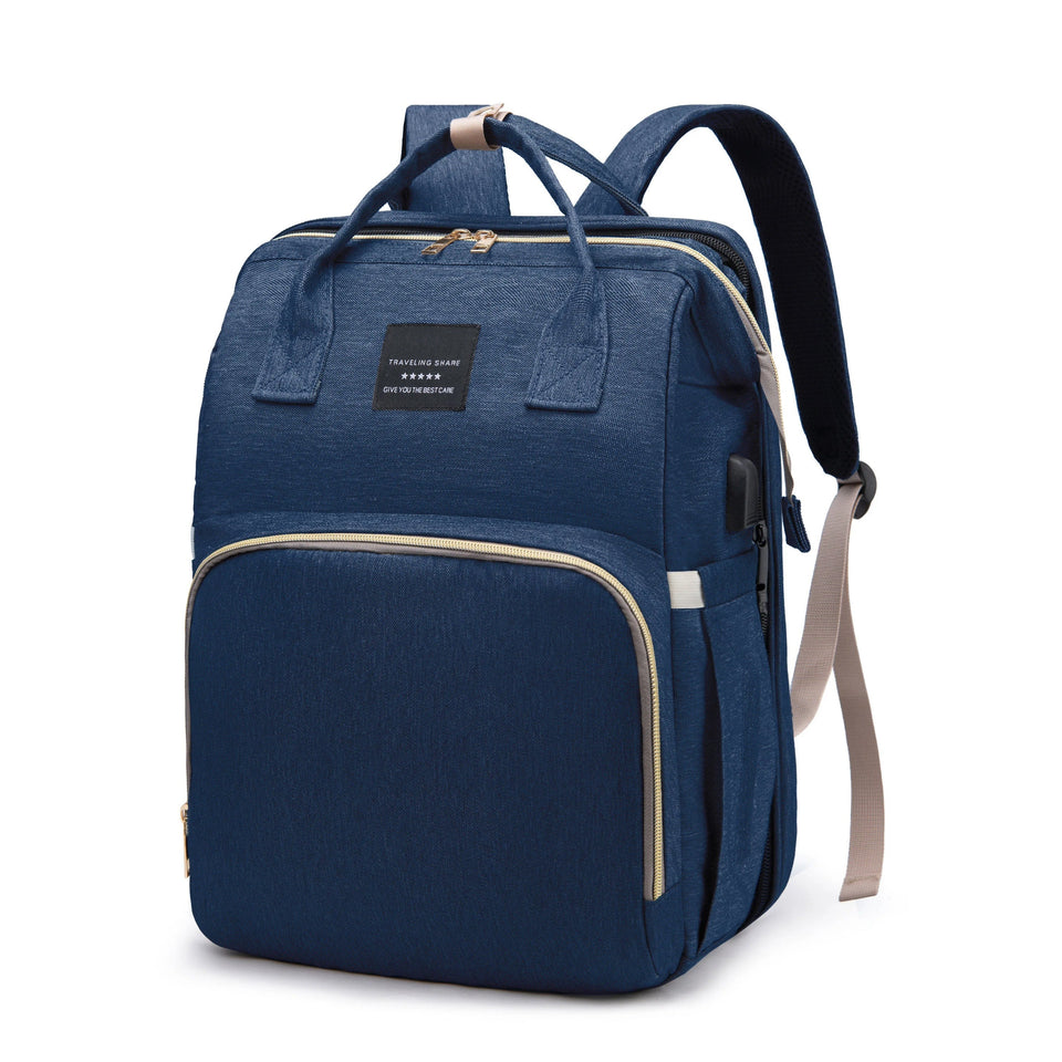Nuvella Baby – Immer vorbereitet – Multifunktionale Wickeltasche mit Bettchen