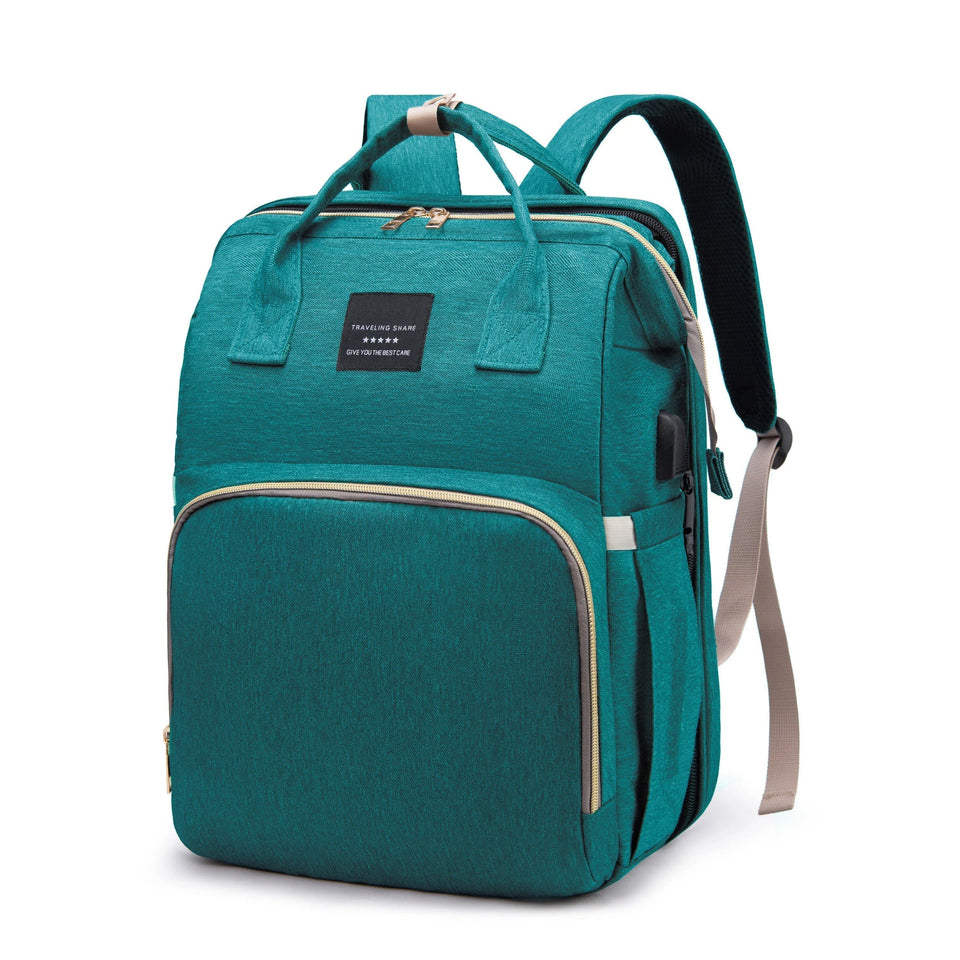 Nuvella Baby – Immer vorbereitet – Multifunktionale Wickeltasche mit Bettchen