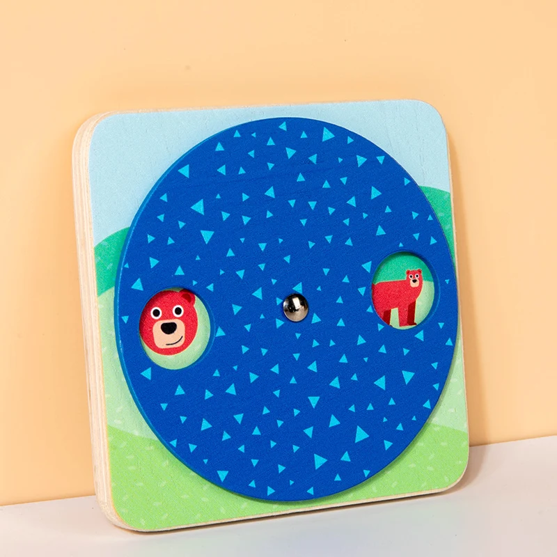 TinySkills – Kreativ & Lernfördernd – Montessori-Magnet-Busy-Board-Spielbrett