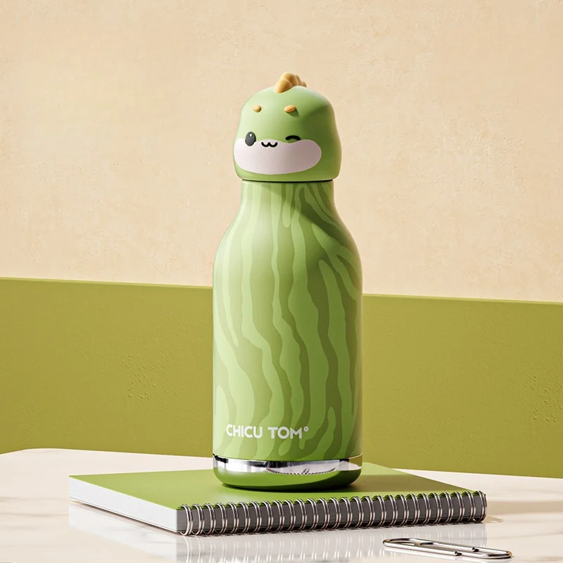 AnimalSip – Niedlich & praktisch – Kinder-Thermosflasche aus Edelstahl mit Tiermotiv