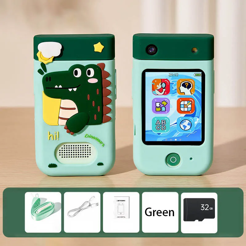KiddoPhone – Lernreich & interaktiv – Kinder-Smartphone mit Kamera und Spielen