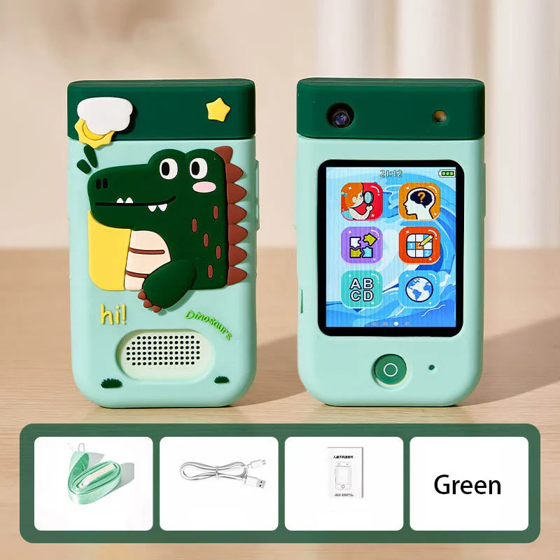 KiddoPhone – Lernreich & interaktiv – Kinder-Smartphone mit Kamera und Spielen