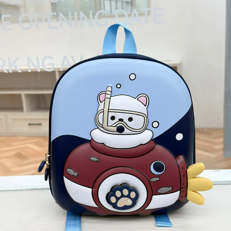 KiddoPack – Niedlich & praktisch – Kinderrucksack mit leuchtendem Beinchen