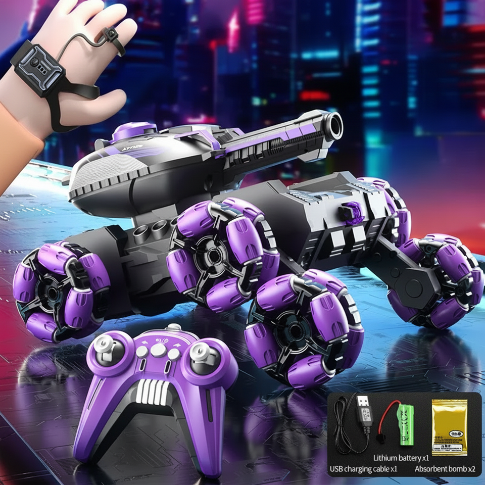 CrazyWheels – Cool & spannend – RC-Tankwagen mit Gelball-Schussvorrichtung