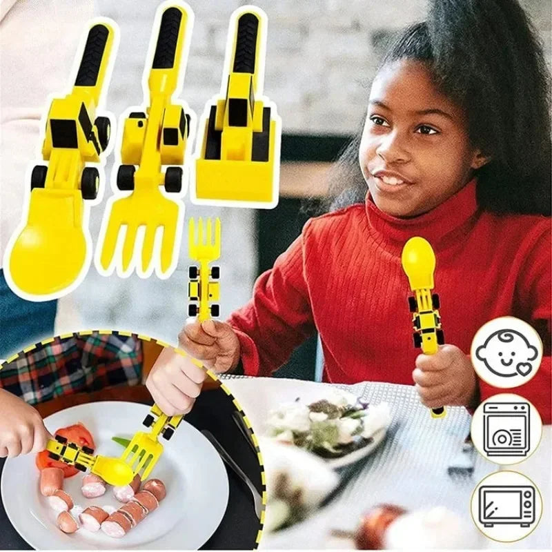 Construction Dinner Set™ - Kæmp aldrig ved bordet igen - kreativt bestiksæt