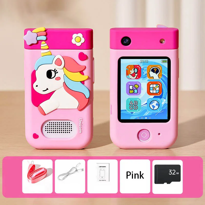 KiddoPhone – Lernreich & interaktiv – Kinder-Smartphone mit Kamera und Spielen