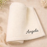 Personalized Baby Blanket – Weich & Einzigartig – Personalisierte, bestickte Baumwolldecke