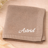 Personalized Baby Blanket – Weich & Einzigartig – Personalisierte, bestickte Baumwolldecke