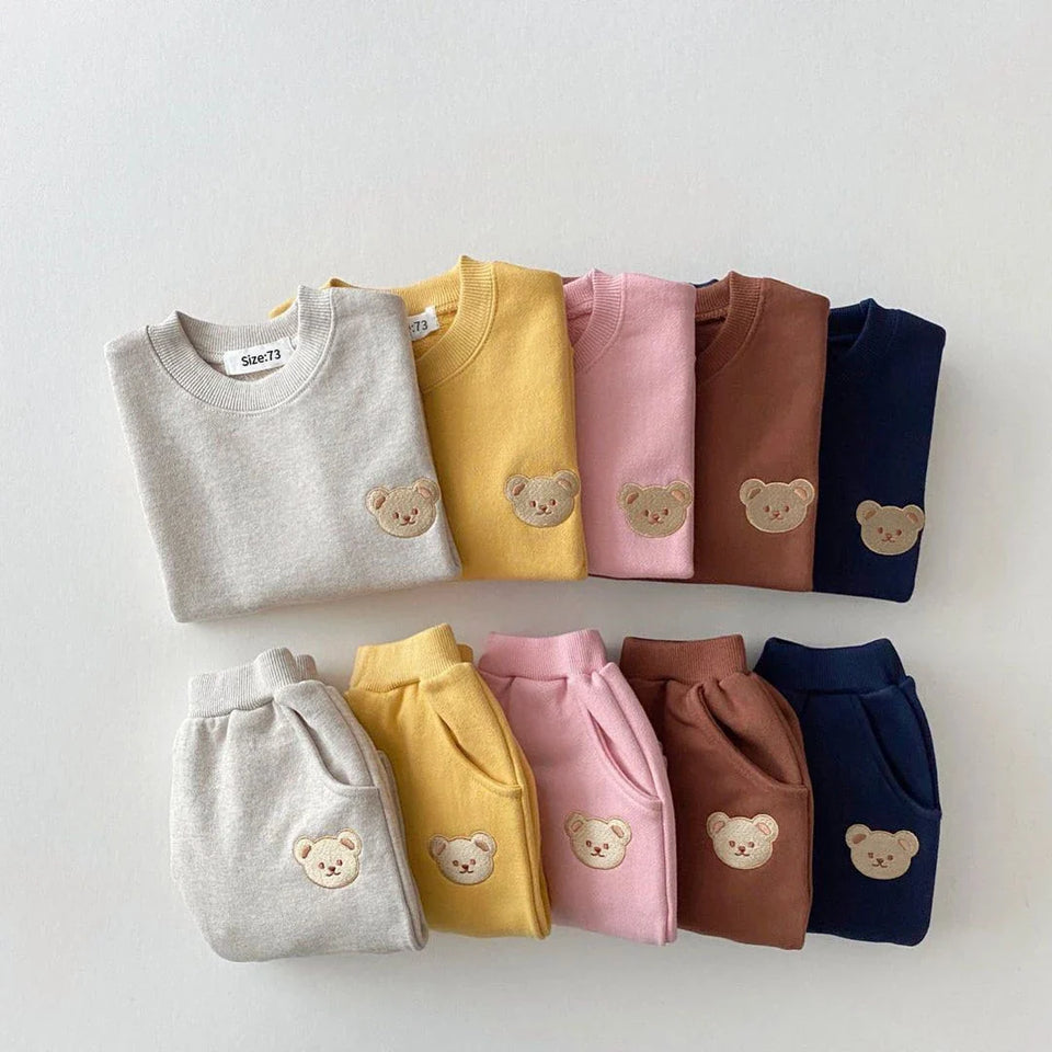 Mini Fashion™ - Træningssæt med bjørne til småbørn
