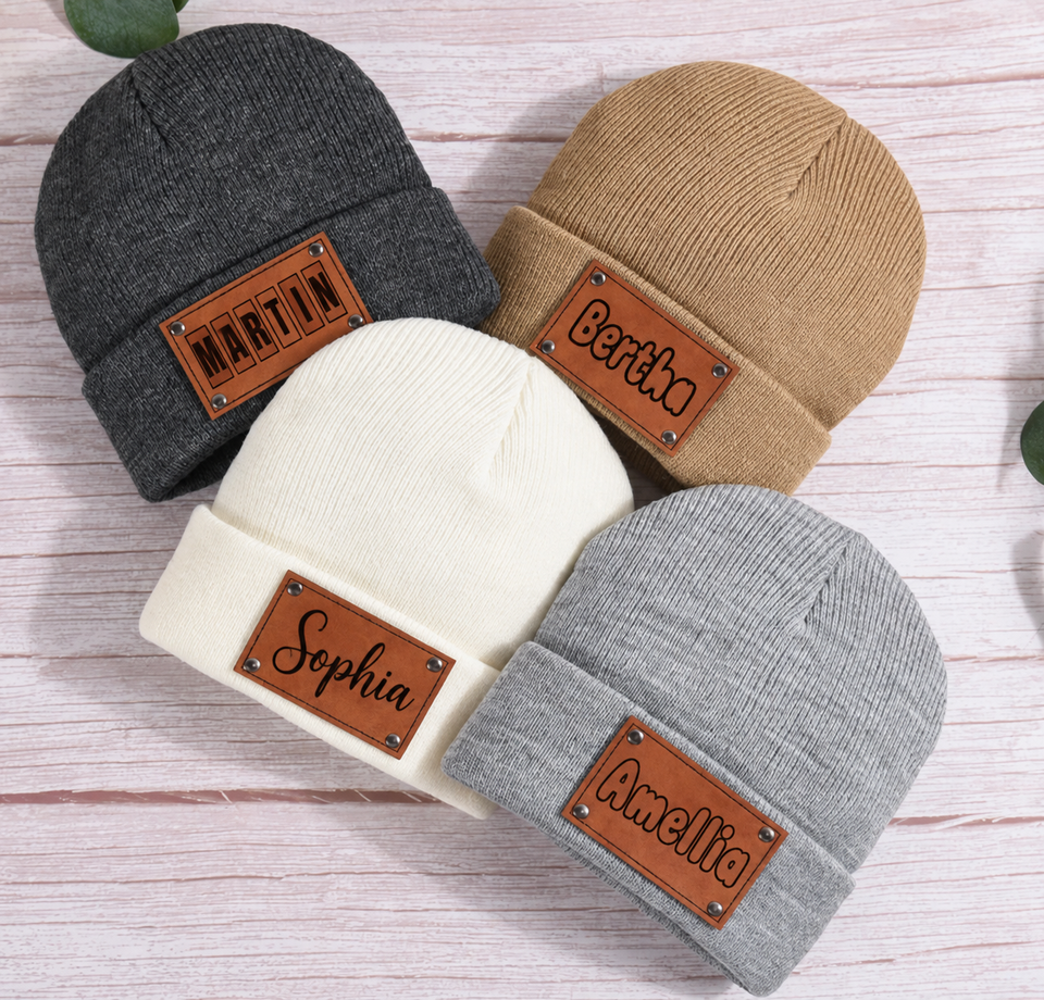 Mini Fashion™ - Eigener Schriftart - Personalisierte Beanie-Mütze