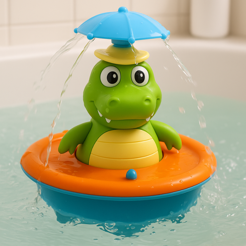 SplashCroco – Magischer Wasserspaß – Bade- und Poolspielzeug