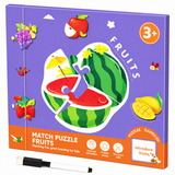 SmartMatch – Spielerisch & lehrreich – Magnetisches 2-in-1-Mal- und Rätselbuch
