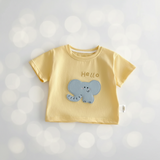 LittlePatch – Cartoon & Spaß  – Kinder-T-Shirt mit Cartoon-Aufnähern